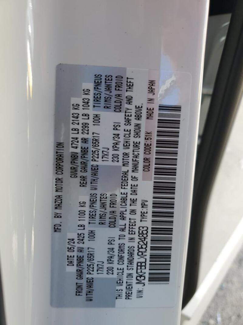 2024 MAZDA CX-5 SELECT - JM3KFBBLXR0524853 | SeoVin.biz