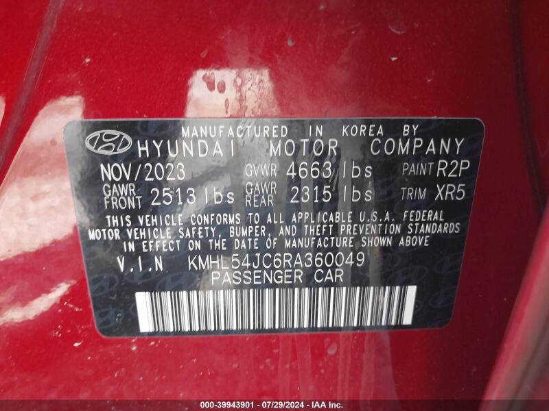 2024 HYUNDAI SONATA N LINE - KMHL54JC6RA360049 | SeoVin.biz