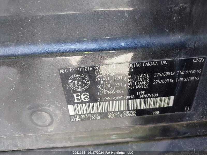 2023 TOYOTA RAV4 - 2T35WRFVXPW179018 | SeoVin.biz