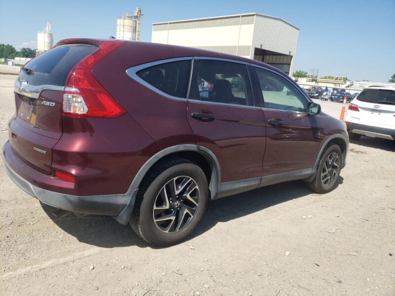 2016 HONDA CR-V SE - 5J6RM4H47GL026866 | SeoVin.biz