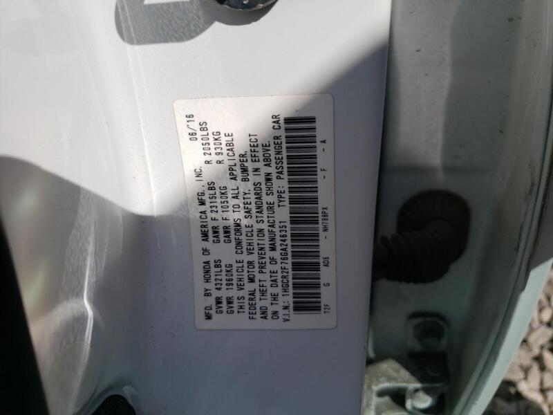 2016 HONDA ACCORD EX - 1HGCR2F76GA246351 | SeoVin.biz