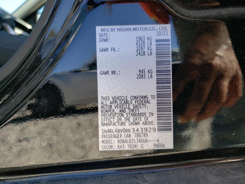 2024 NISSAN ALTIMA S - 1N4BL4BV0RN343929 | SeoVin.biz