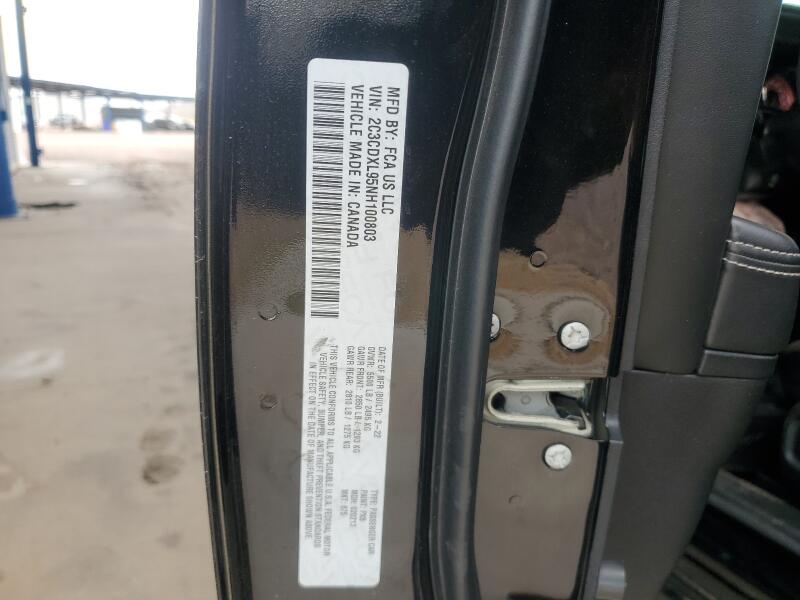2022 DODGE CHARGER SRT HELLCAT - 2C3CDXL95NH100803 | SeoVin.biz
