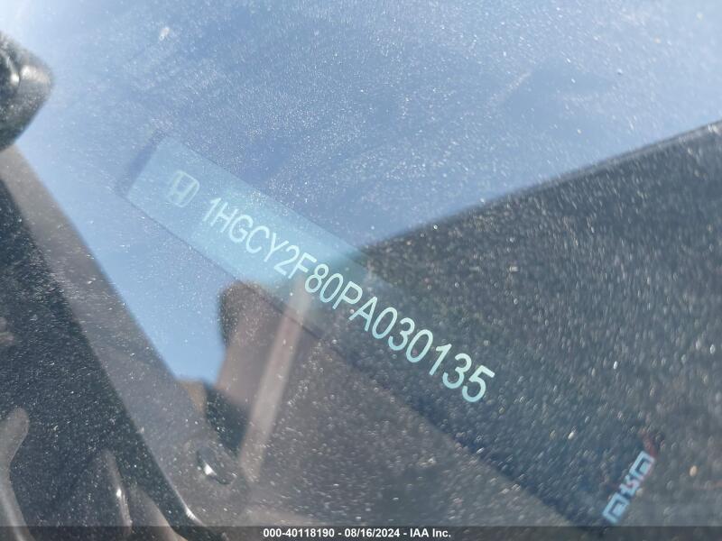 2023 HONDA ACCORD HYBRID TOURING - 1HGCY2F80PA030135 | SeoVin.biz