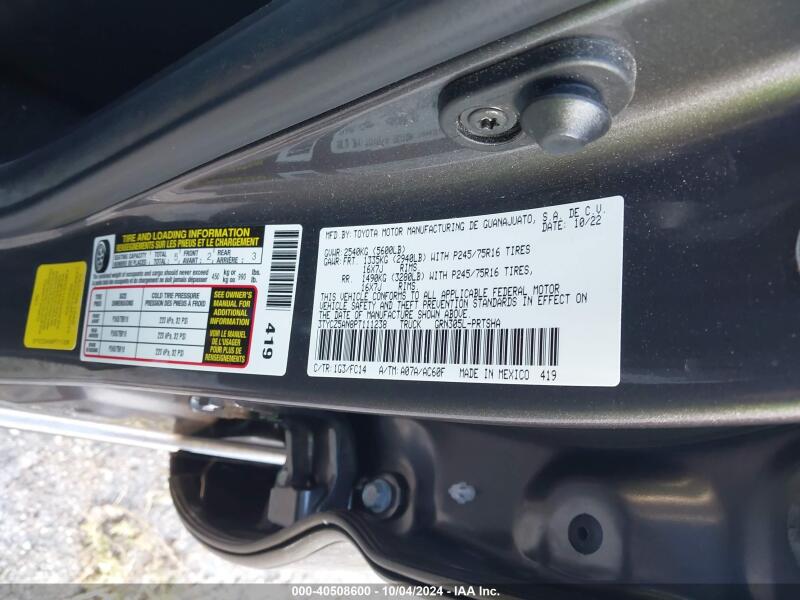 2023 TOYOTA TACOMA SR5 V6 - 3TYCZ5AN8PT111238 | SeoVin.biz