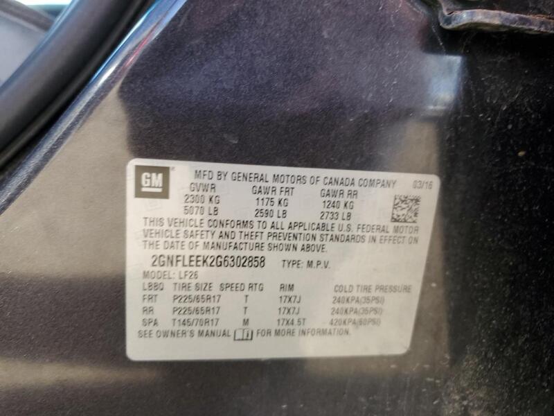 2016 CHEVROLET EQUINOX LS - 2GNFLEEK2G6302858 | SeoVin.biz