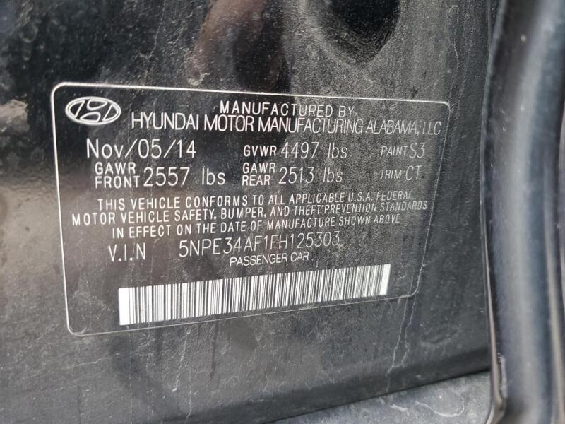 2015 HYUNDAI SONATA SPORT - 5NPE34AF1FH125303 | SeoVin.biz
