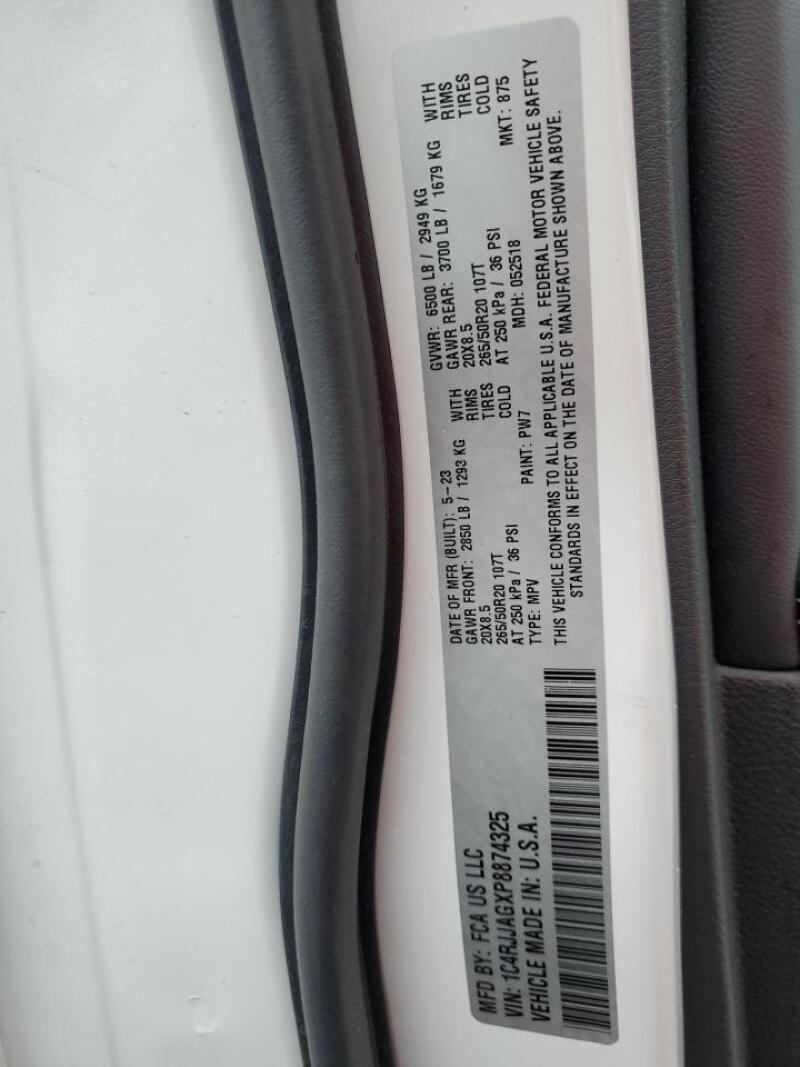 2023 JEEP GRAND CHEROKEE L LAREDO - 1C4RJJAGXP8874325 | SeoVin.biz