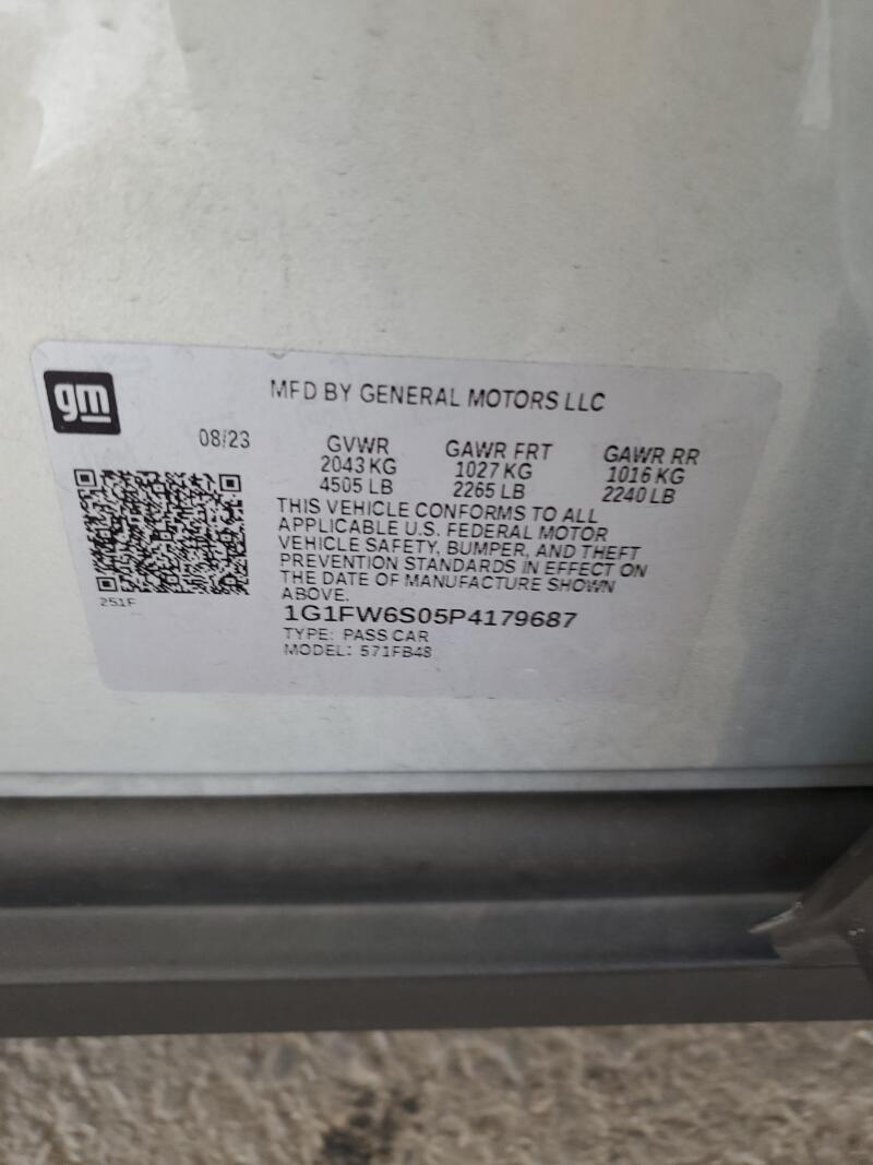 2023 CHEVROLET BOLT EV 1LT - 1G1FW6S05P4179687 | SeoVin.biz