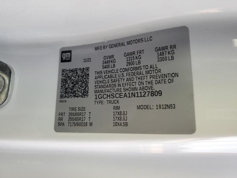 2022 CHEVROLET COLORADO LT - 1GCHSCEA1N1127809 | SeoVin.biz