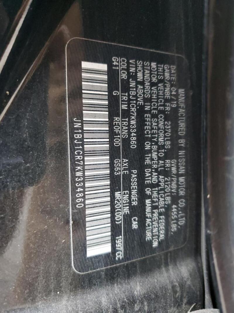 2019 NISSAN ROGUE SPORT S - JN1BJ1CR7KW334860 | SeoVin.biz