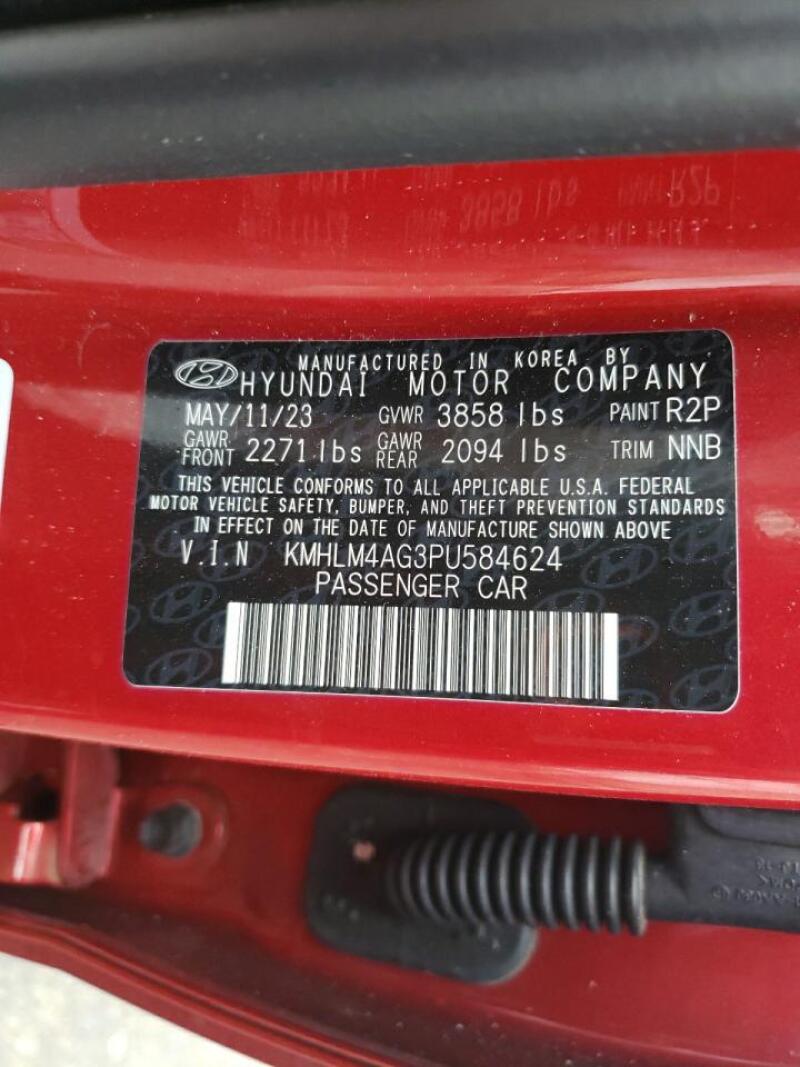 2023 HYUNDAI ELANTRA SEL - KMHLM4AG3PU584624 | SeoVin.biz