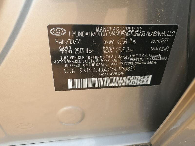 2021 HYUNDAI SONATA SE - 5NPEG4JAXMH120820 | SeoVin.biz