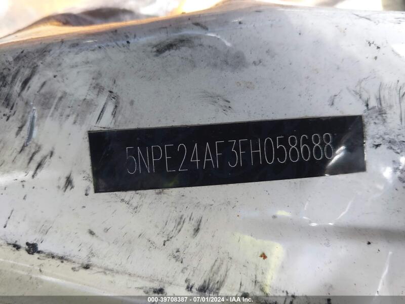 2015 HYUNDAI SONATA SE - 5NPE24AF3FH058688 | SeoVin.biz