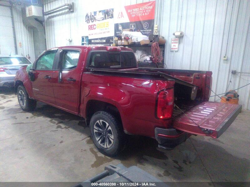 2021 CHEVROLET COLORADO 4WD SHORT BOX Z71 - 1GCGTDEN4M1185283 | SeoVin.biz