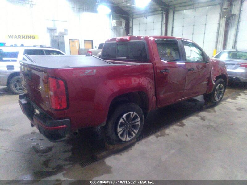 2021 CHEVROLET COLORADO 4WD SHORT BOX Z71 - 1GCGTDEN4M1185283 | SeoVin.biz