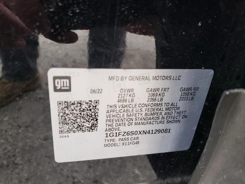 2022 CHEVROLET BOLT EUV PREMIER - 1G1FZ6S0XN4129081 | SeoVin.biz