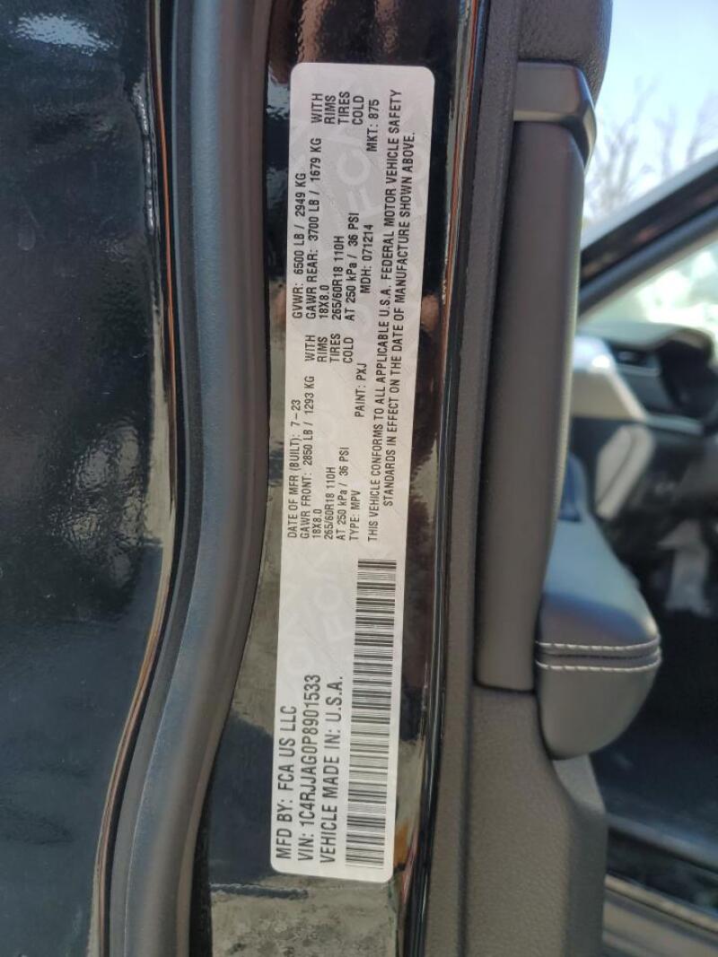 2023 JEEP GRAND CHEROKEE L LAREDO - 1C4RJJAG0P8901533 | SeoVin.biz