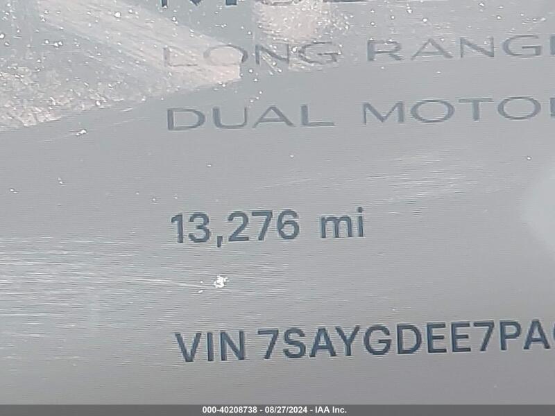 2023 TESLA MODEL Y AWD/LONG RANGE DUAL MOTOR ALL-WHEEL DRIVE - 7SAYGDEE7PA089314 | SeoVin.biz