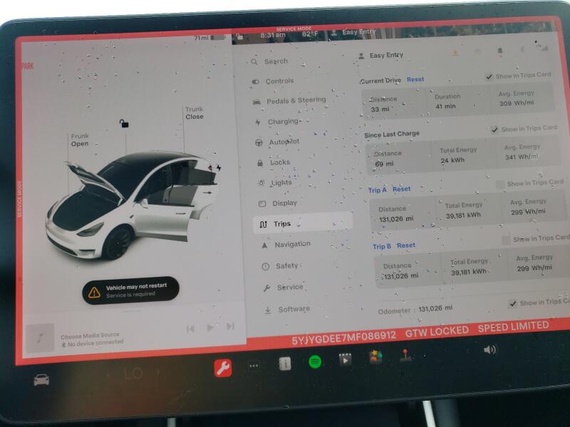 2021 TESLA MODEL Y - 5YJYGDEE7MF086912 | SeoVin.biz