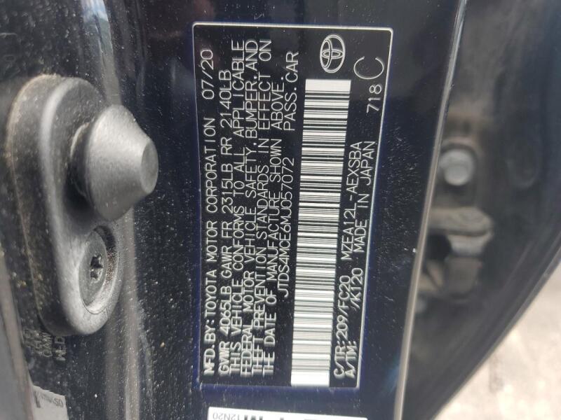 2021 TOYOTA COROLLA SE - JTDS4MCE6MJ057072 | SeoVin.biz