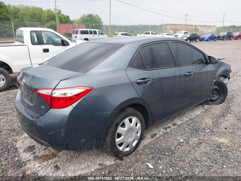2016 TOYOTA COROLLA LE - 5YFBURHE5GP379501 | SeoVin.biz