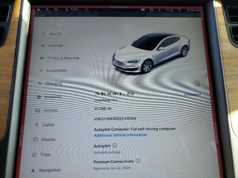 2020 TESLA MODEL S - 5YJSA1E22LF415154 | SeoVin.biz