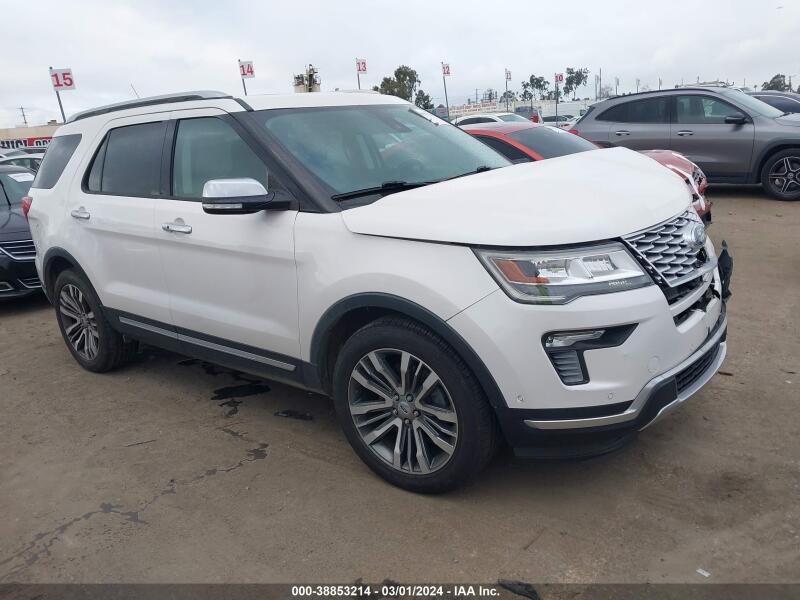 2018 FORD EXPLORER PLATINUM - 1FM5K8HT6JGA80728 | SeoVin.biz