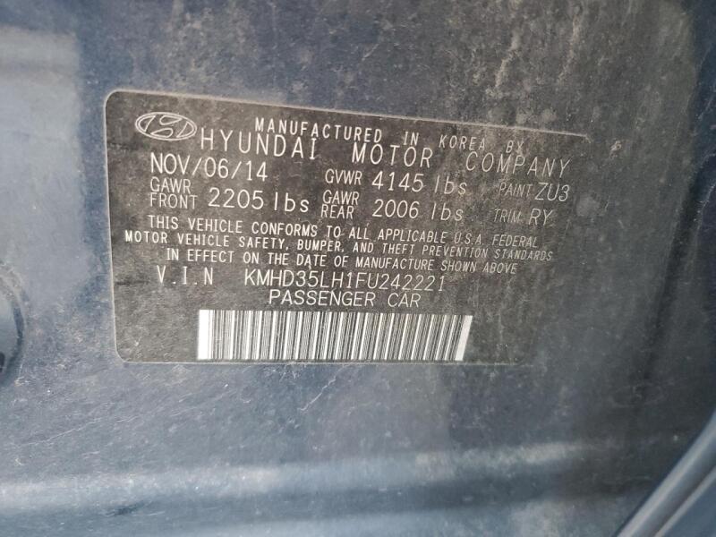 2015 HYUNDAI ELANTRA GT - KMHD35LH1FU242221 | SeoVin.biz