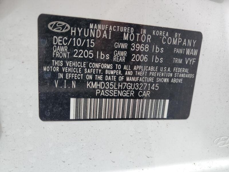 2016 HYUNDAI ELANTRA GT - KMHD35LH7GU327145 | SeoVin.biz