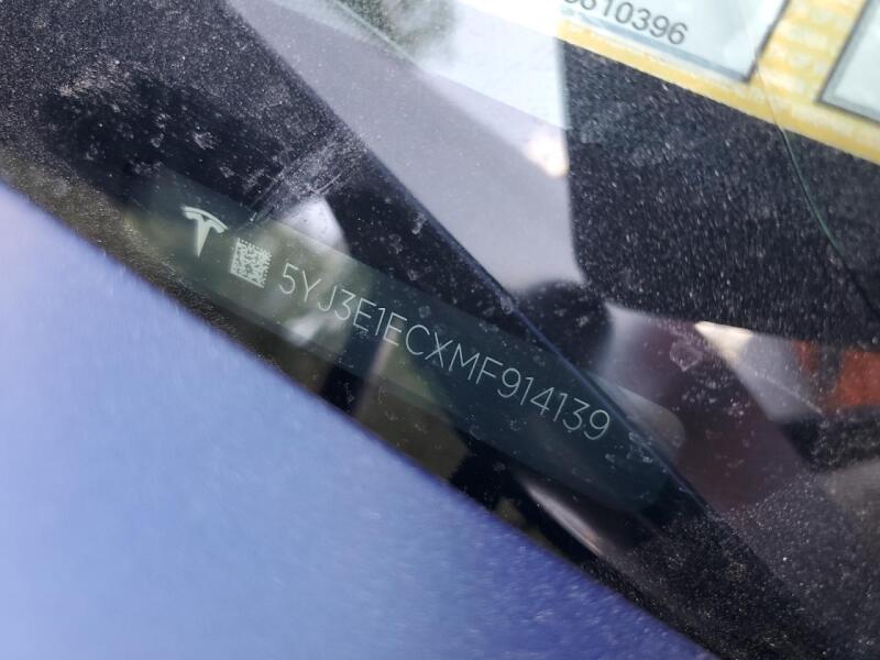2021 TESLA MODEL 3 - 5YJ3E1ECXMF914139 | SeoVin.biz