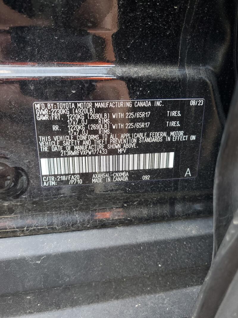 2023 TOYOTA RAV4 XLE - 2T3RWRFVXPW177433 | SeoVin.biz