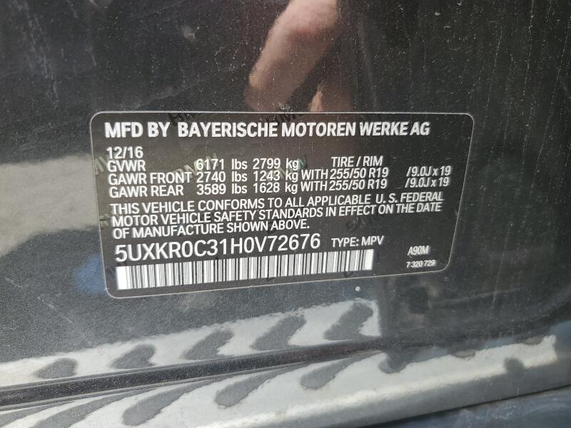 2017 BMW X5 XDRIVE35I - 5UXKR0C31H0V72676 | SeoVin.biz