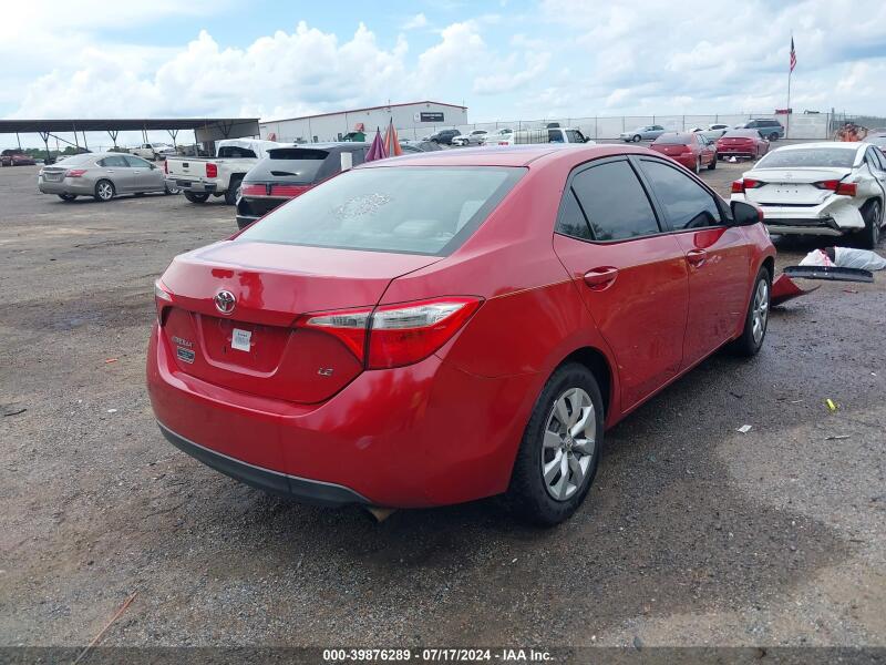 2016 TOYOTA COROLLA LE - 2T1BURHE2GC682073 | SeoVin.biz