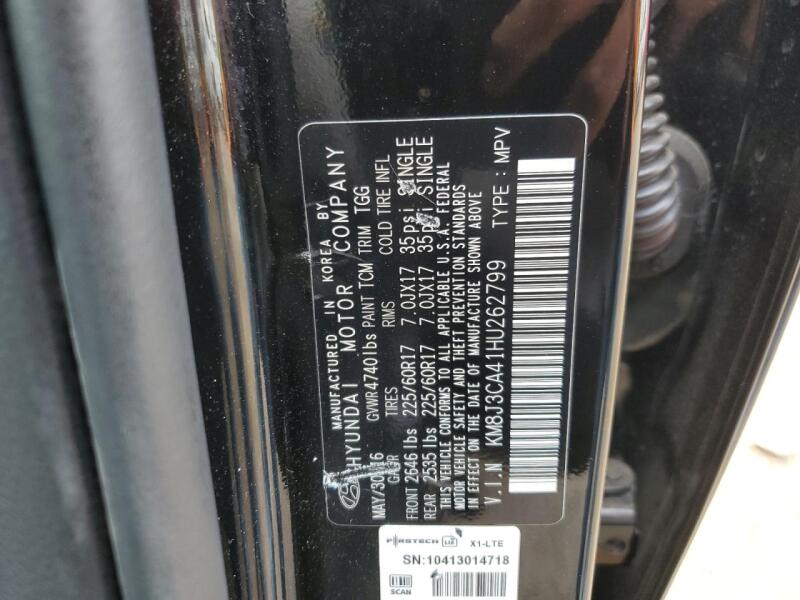 2017 HYUNDAI TUCSON LIMITED - KM8J3CA41HU262799 | SeoVin.biz