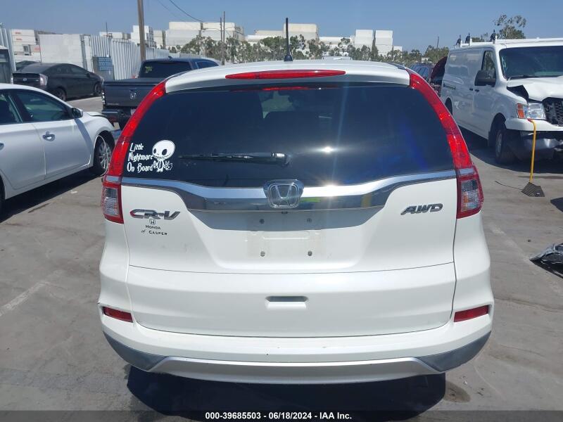 2016 HONDA CR-V EX - 5J6RM4H56GL005189 | SeoVin.biz