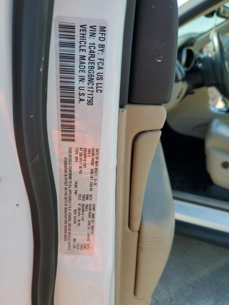 2022 JEEP GRAND CHEROKEE LIMITED - 1C4RJEBG6NC171790 | SeoVin.biz