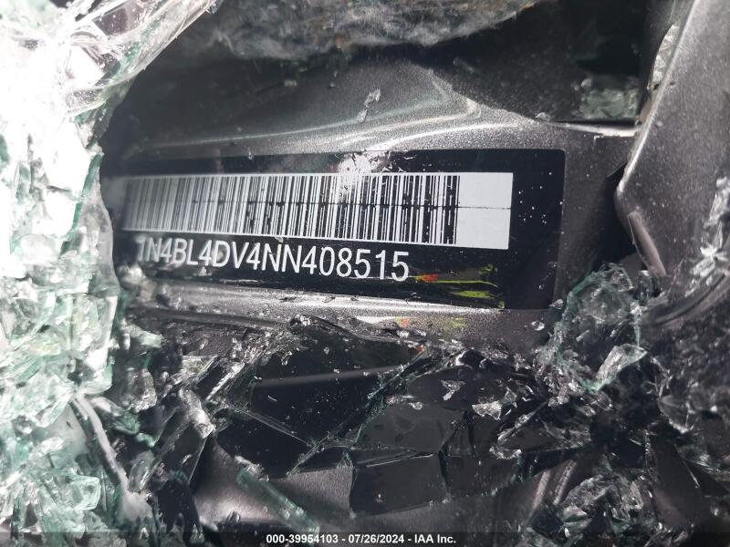 2022 NISSAN ALTIMA SV FWD - 1N4BL4DV4NN408515 | SeoVin.biz