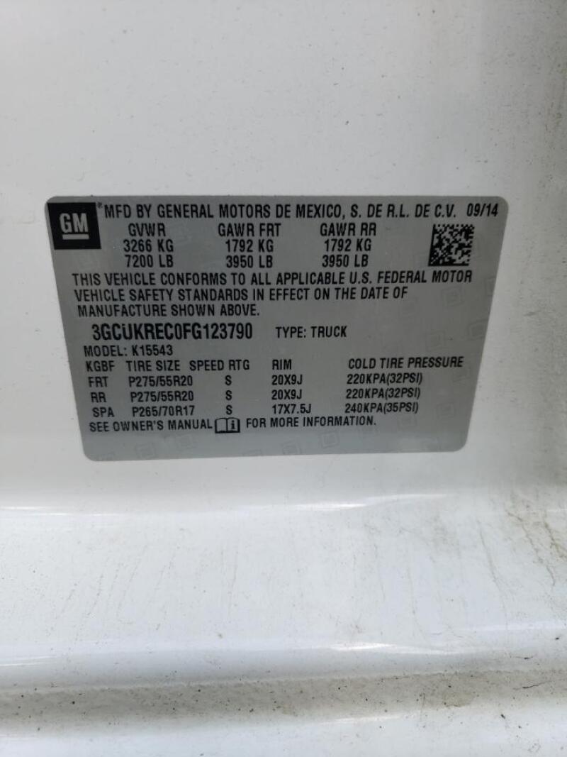 2015 CHEVROLET SILVERADO K1500 LT - 3GCUKREC0FG123790 | SeoVin.biz