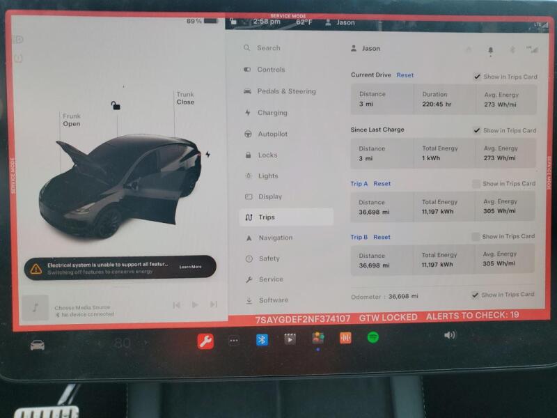2022 TESLA MODEL Y - 7SAYGDEF2NF374107 | SeoVin.biz