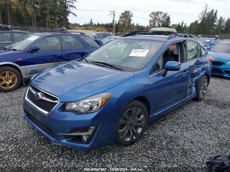 2016 SUBARU IMPREZA 2.0I SPORT LIMITED - JF1GPAU6XGH247266 | SeoVin.biz