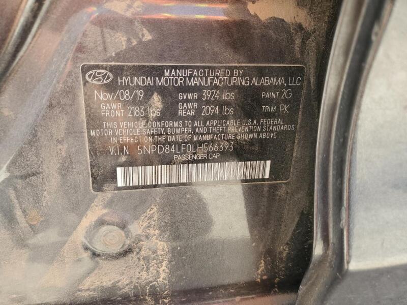 2020 HYUNDAI ELANTRA SEL - 5NPD84LF0LH566393 | SeoVin.biz