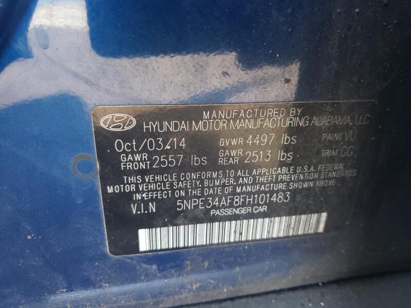 2015 HYUNDAI SONATA SPORT - 5NPE34AF8FH101483 | SeoVin.biz