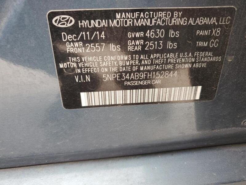 2015 HYUNDAI SONATA SPORT - 5NPE34AB9FH152844 | SeoVin.biz