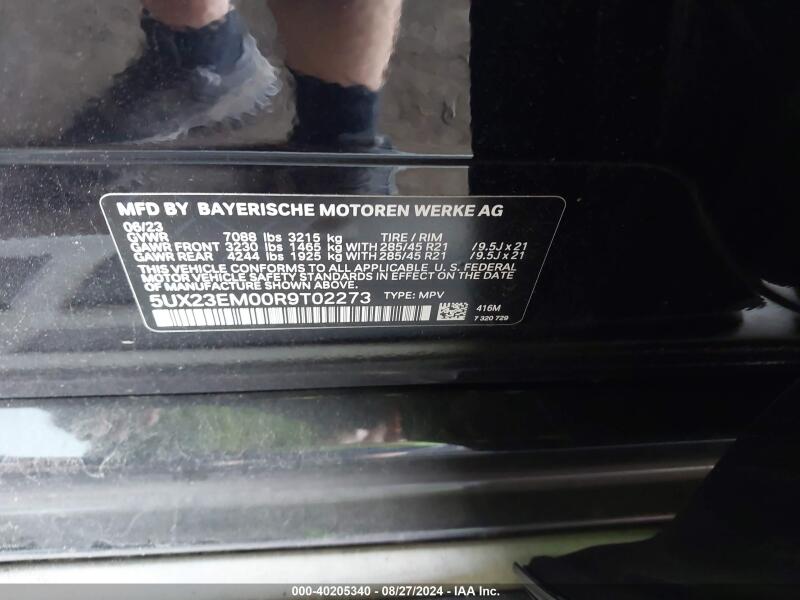 2024 BMW X7 XDRIVE40I - 5UX23EM00R9T02273 | SeoVin.biz