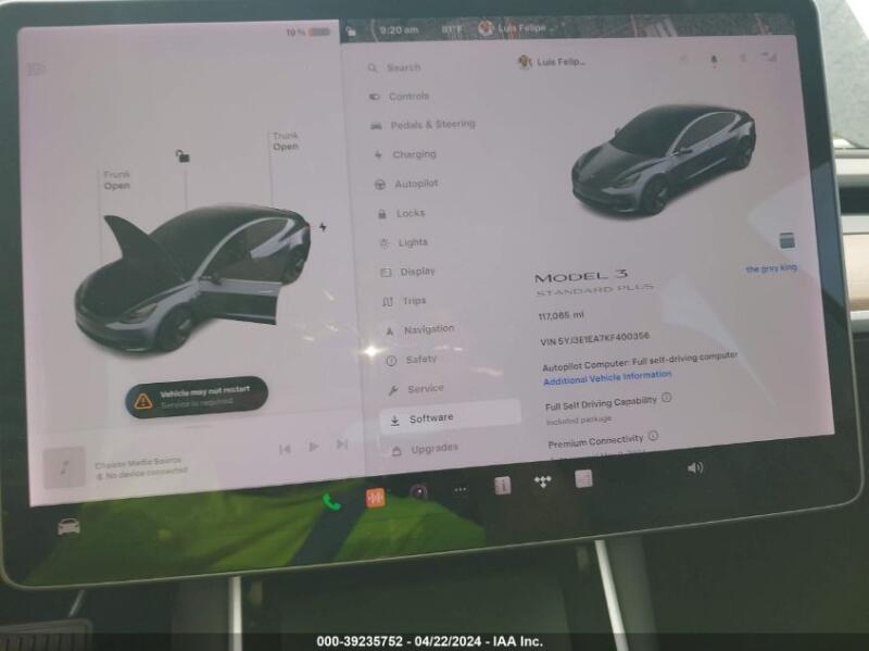 2019 TESLA MODEL 3 LONG RANGE/MID RANGE/STANDARD RANGE/STANDARD RANGE PLUS - 5YJ3E1EA7KF400356 | SeoVin.biz
