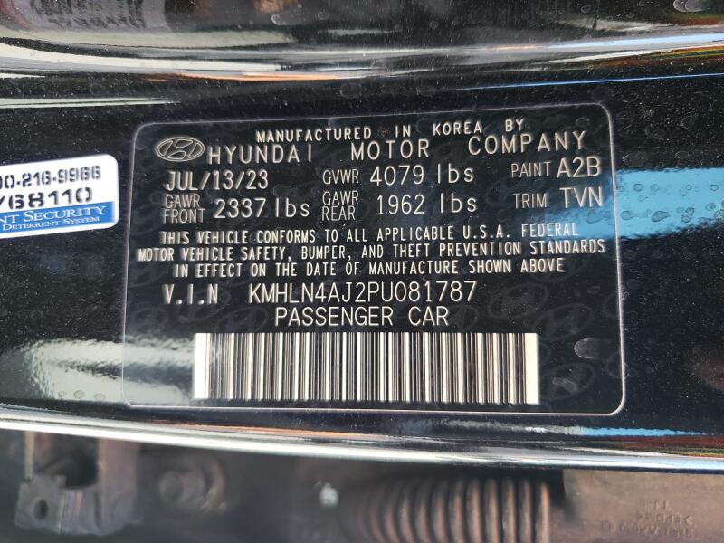 2023 HYUNDAI ELANTRA LIMITED - KMHLN4AJ2PU081787 | SeoVin.biz