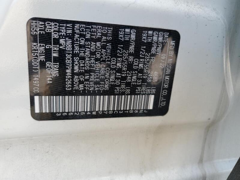 2023 NISSAN ROGUE SL - JN8BT3CB7PW462663 | SeoVin.biz