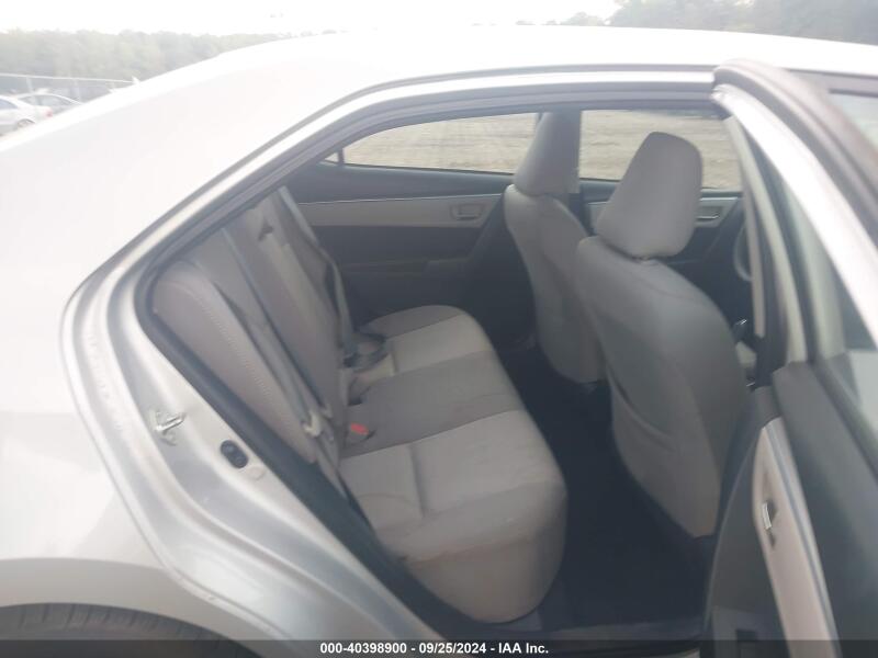 2015 TOYOTA COROLLA LE - 2T1BURHEXFC244237 | SeoVin.biz