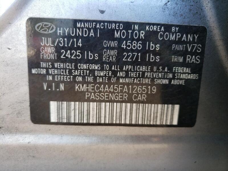 2015 HYUNDAI SONATA HYBRID - KMHEC4A45FA126519 | SeoVin.biz